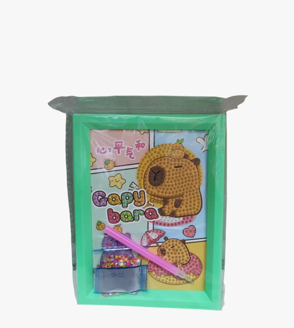 Capybara Art Set for Kids - Cute Animal Design to Enhance Motor Skills with Eco-Friendly Materials