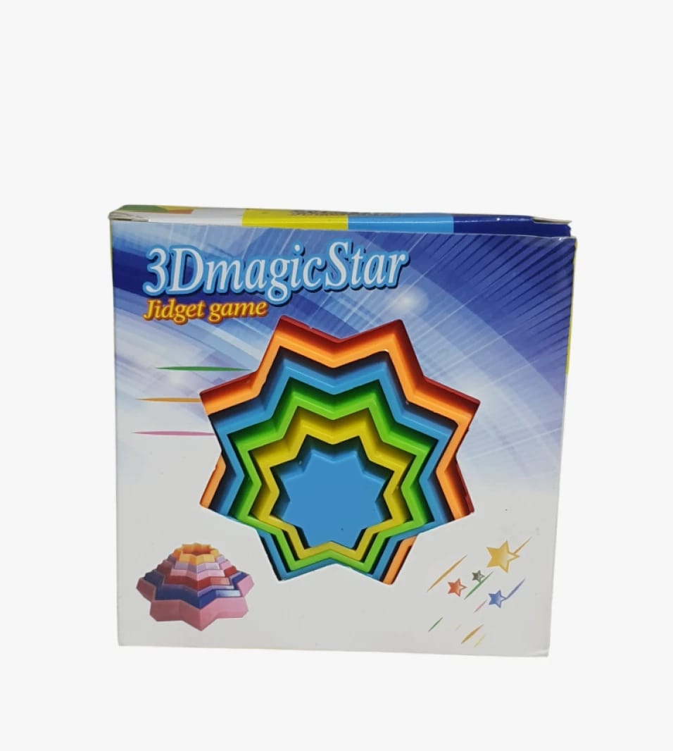 3D Magic Star Fidget Game for Kids with an Educational and Developmental Twist that Stimulates Thinking and Motor Skills by Hadir Games