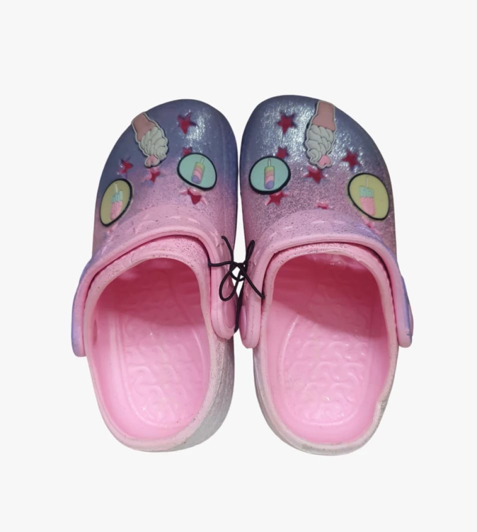 Children's Colorful Clogs with Playful Ice Cream Patterns and All-Occasion Design for Kids