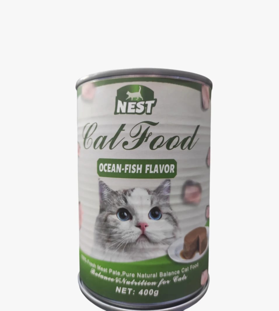 Nest Cat Food Ocean-Fish Flavor for Adult Cats with Natural Wet Food Design