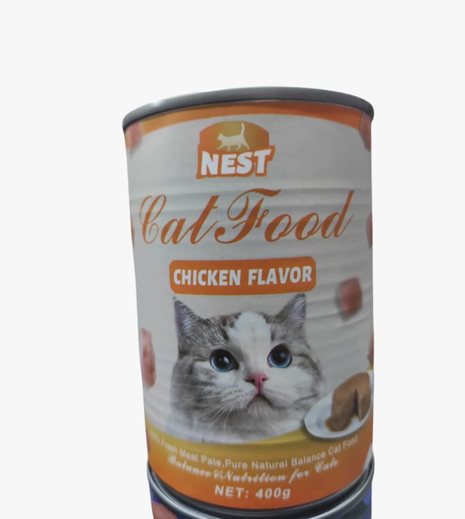 Nest Cat Food Chicken Flavor Healthy Pet Food for Cats 400g Unique Design for Pet Lovers