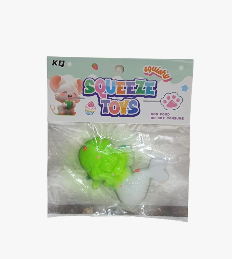 Squeeze Toy for Children in Mermaid Design by Esteemed Brand, Crafted from High-Quality Materials for Fun and Entertainment, Suitable for All Ages.