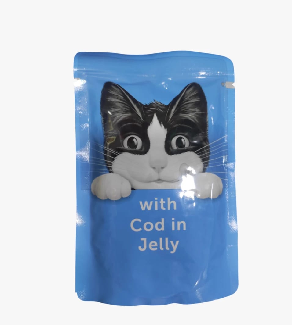 Purina Felix Adult Cat Food with Cod in Jelly Pack Delicious Meal
