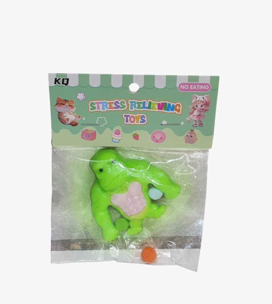 KQ Stress Relieving Toy for Various Ages with Gorilla Character for Boys and Girls