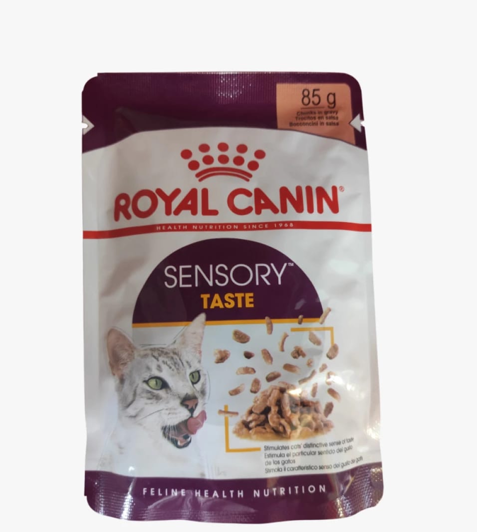 Royal Canin Cat Food Sensory Taste Innovative Design for Adult Cats' Senses, 85 Grams