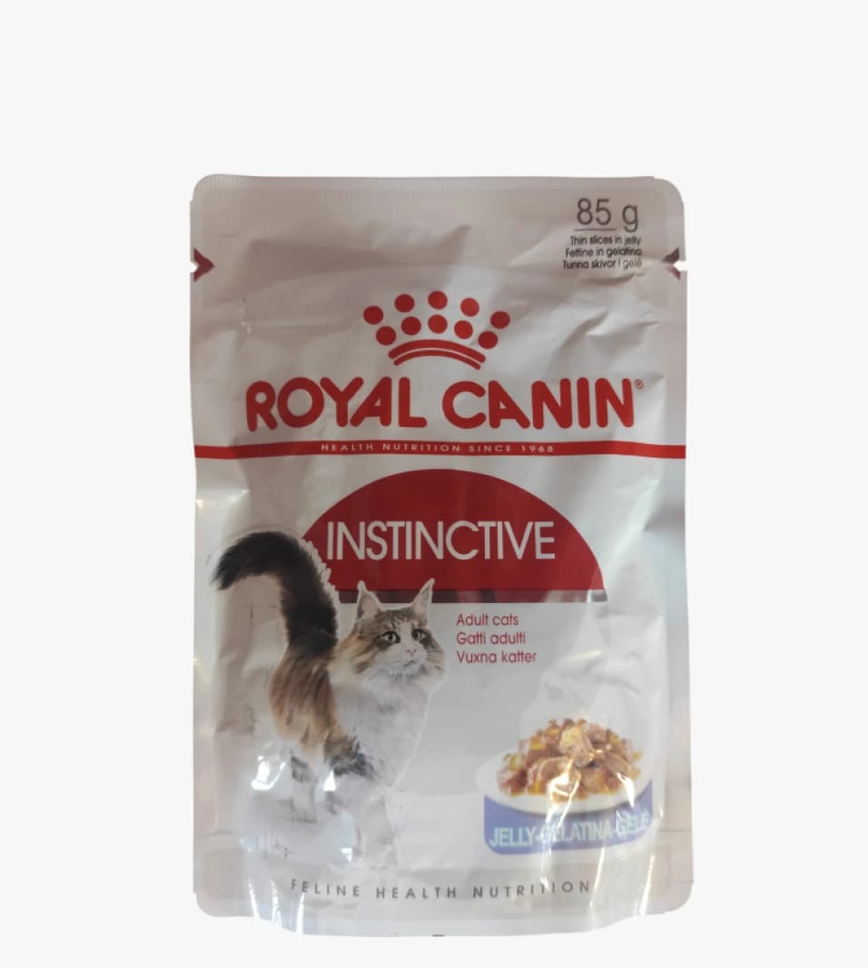 Royal Canin Adult Cat Food, Instinctive Jelly Formula, Nourishing and Satisfying with Delicious Flavor for Adult Cats.