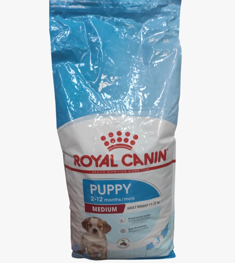 Royal Canin Dry Food for Puppies Aged 2-12 Months Medium Weight Healthy Development Support