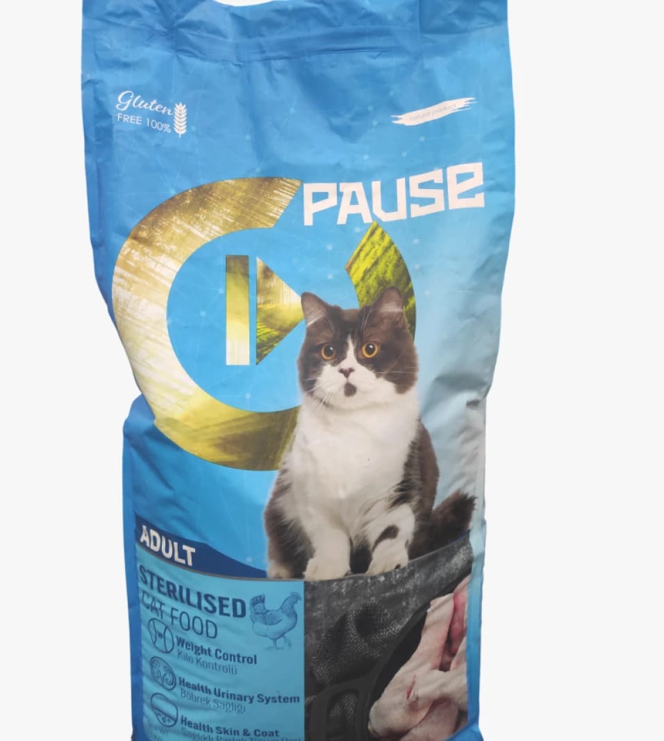 Pause Sterilised Adult Cat Food with Special Formula for Weight Control and Urinary System Health