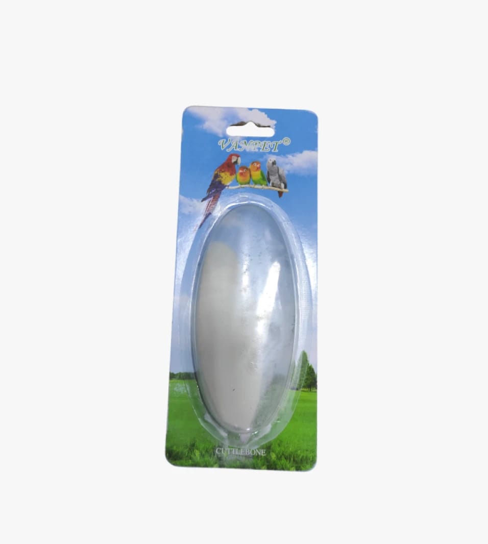 Vanpet Cuttlebone for Birds - Natural Calcium-Rich Product Designed for Beloved Feathered Companions.