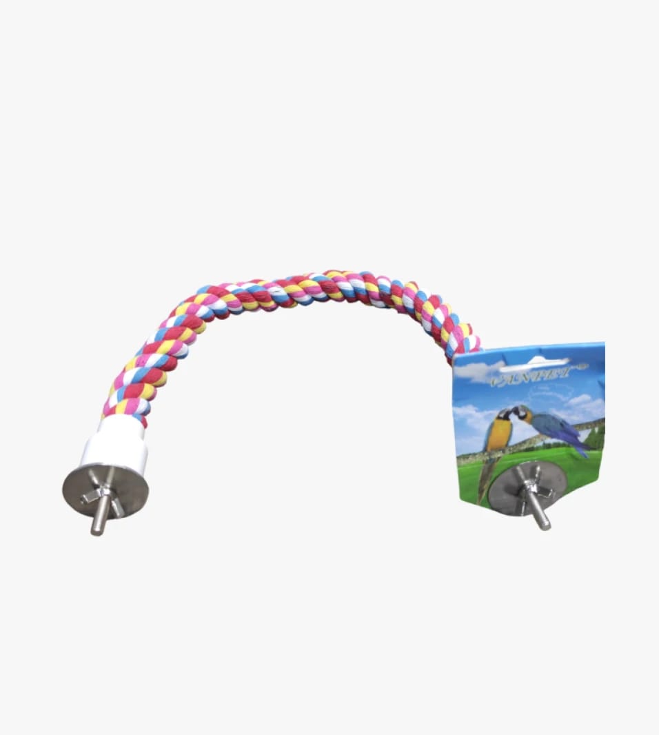 Bandit Sturdy and Comfortable Bridge for Large Pet Birds, Colorful Design, Versatile Use for Secure In-Cage Attachment