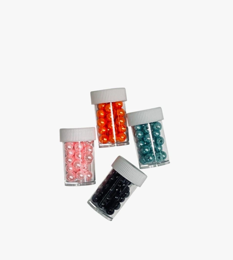 Multicolor Bead Set for Bracelet Crafting with 12 Unique Colors, Perfect for Handmade Jewelry Enthusiasts.