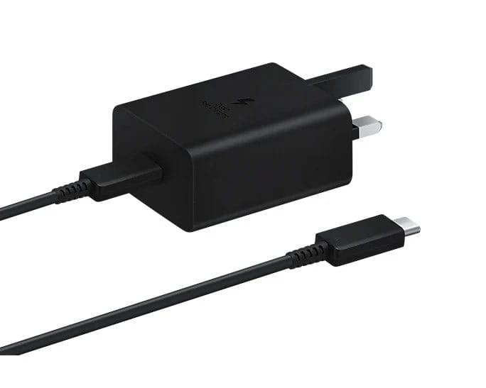 شاحن سامسونج PD بقوة 45 واط مع كابل USB-C بقوة 5 أمبير