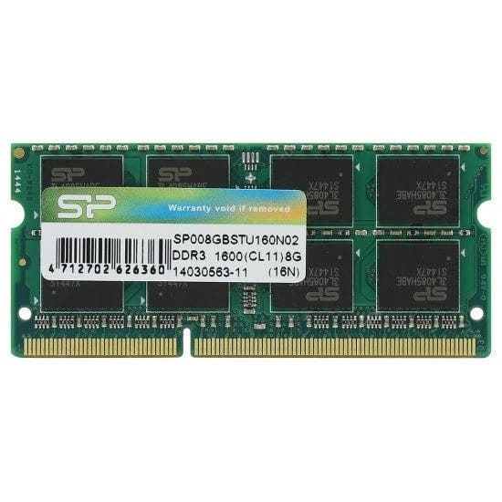 سيليكون باور رام 8 جيجابايت DDR3 بسرعة 1600 ميجاهرتز - ترقية عالية الأداء