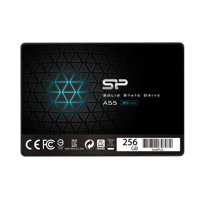 Silicon Power 256GB SSD Slim Design - Black