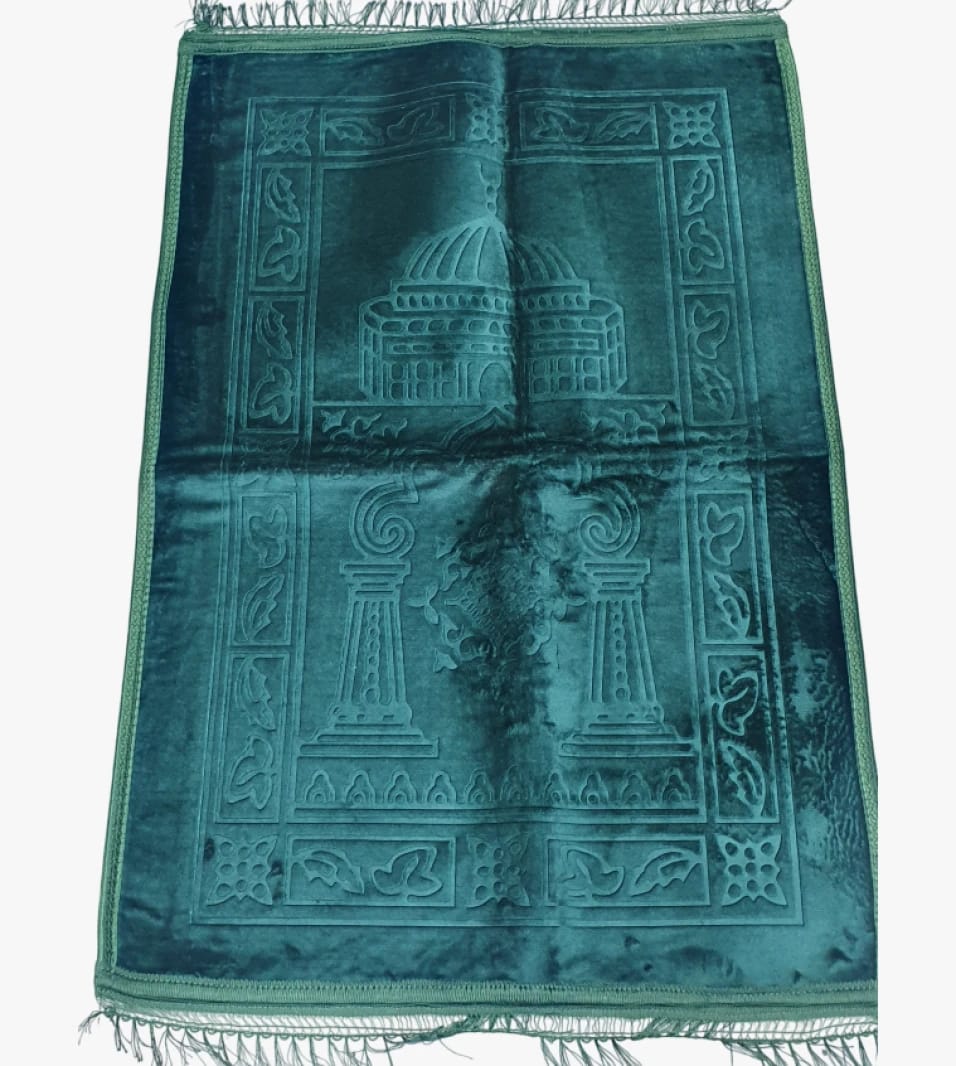 Luxury Brand Prayer Rug with Mosque Architectural Details Design for Men and Women
