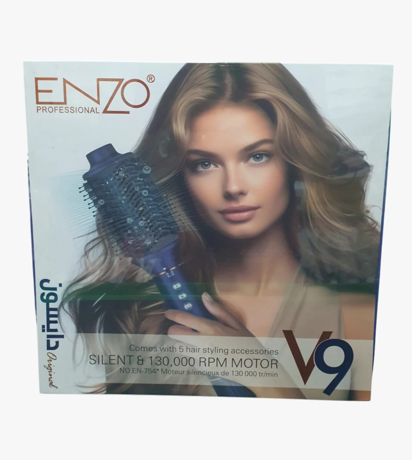 Enzo Professional Air Hair Styler for Women with Modern Design and Stylish Accessories