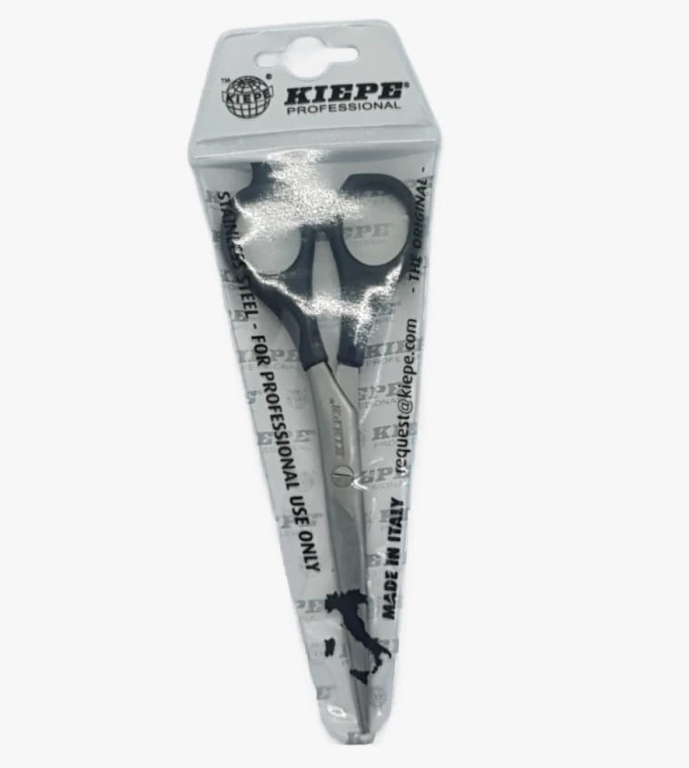 Kiepe Professional Stainless Steel Scissors, Modern Design for Comfortable Use by Hairdressing Professionals, Utilizing the Latest Italian Technology for Superior Precision and Performance.
