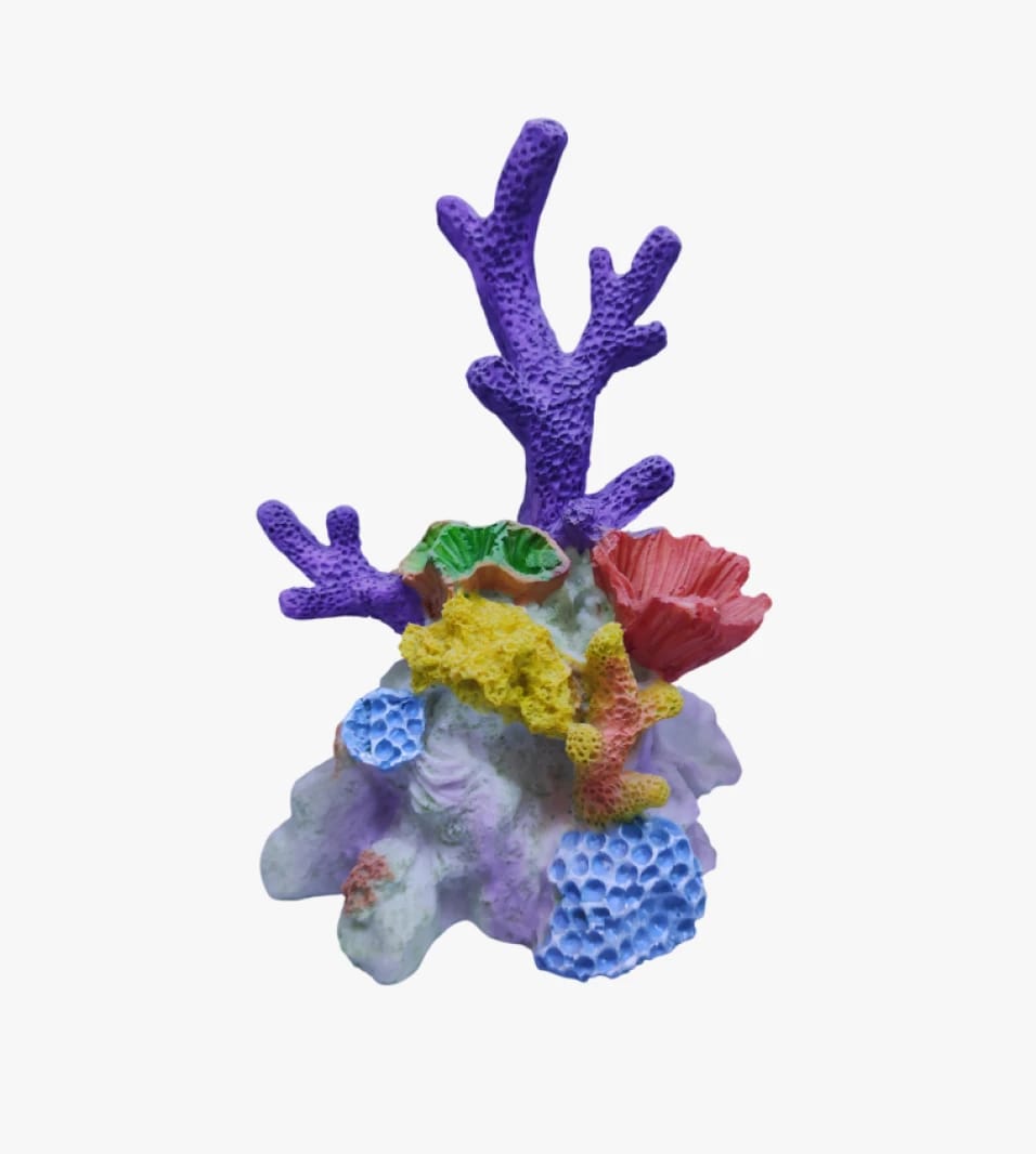 Colorful Artificial Coral Statue with Six Colors for Home Decor and Aquarium Diving Enthusiasts