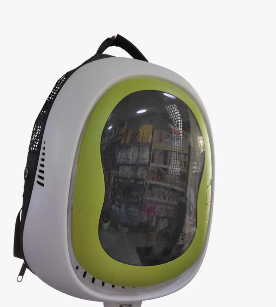 Pet Carrier Backpack with Transparent Window and Stylish Design for Small Dog and Cat Owners