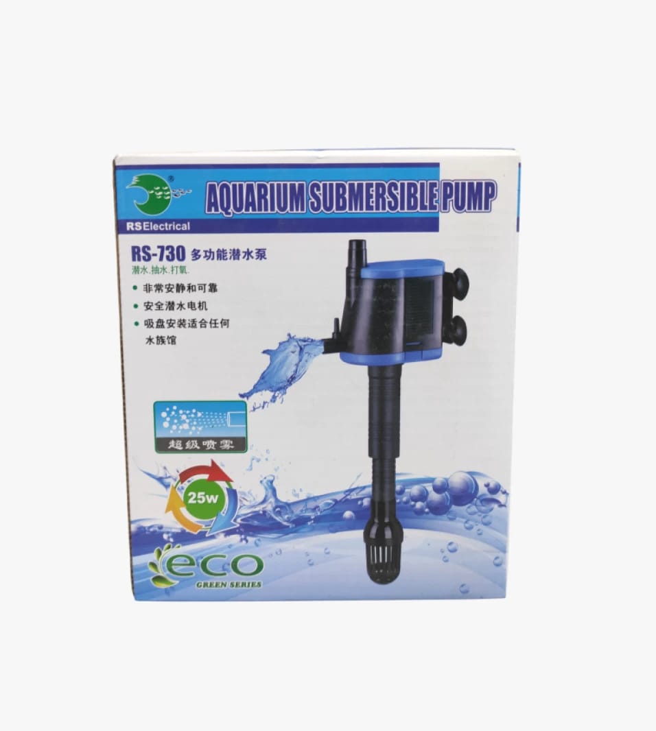 RS Electrical RS-730 Multi-Functional Aquarium Submersible Pump with Energy-Saving Design for Aquarium Enthusiasts