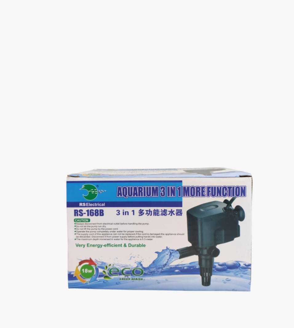 RS Electrical Innovative 3-in-1 Aquarium Water Filter, Powerful and Energy Saving, Perfect for Hobbyists and Professionals