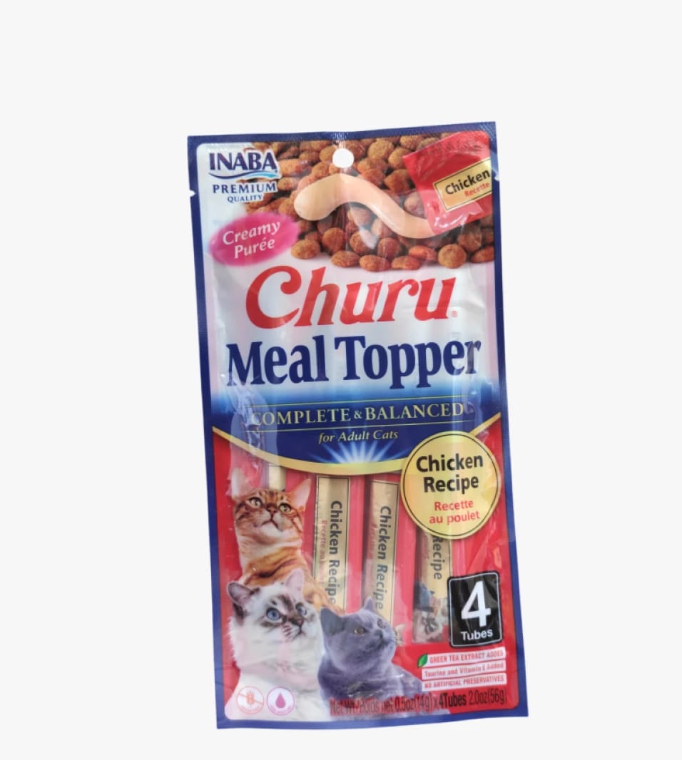 Churu Meal Topper Chicken Recipe Complete and Balanced for Adult Cats