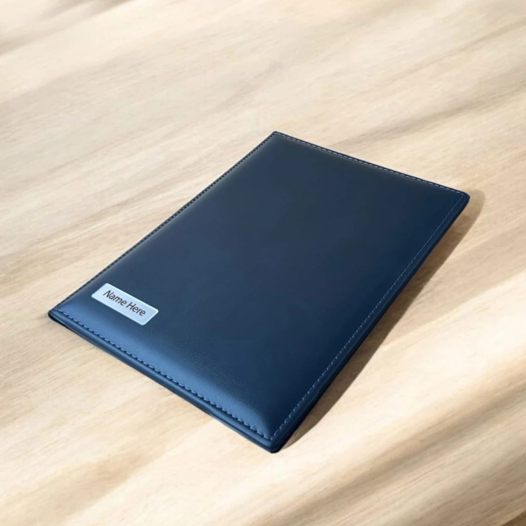 Me1913- Black Leather Folder