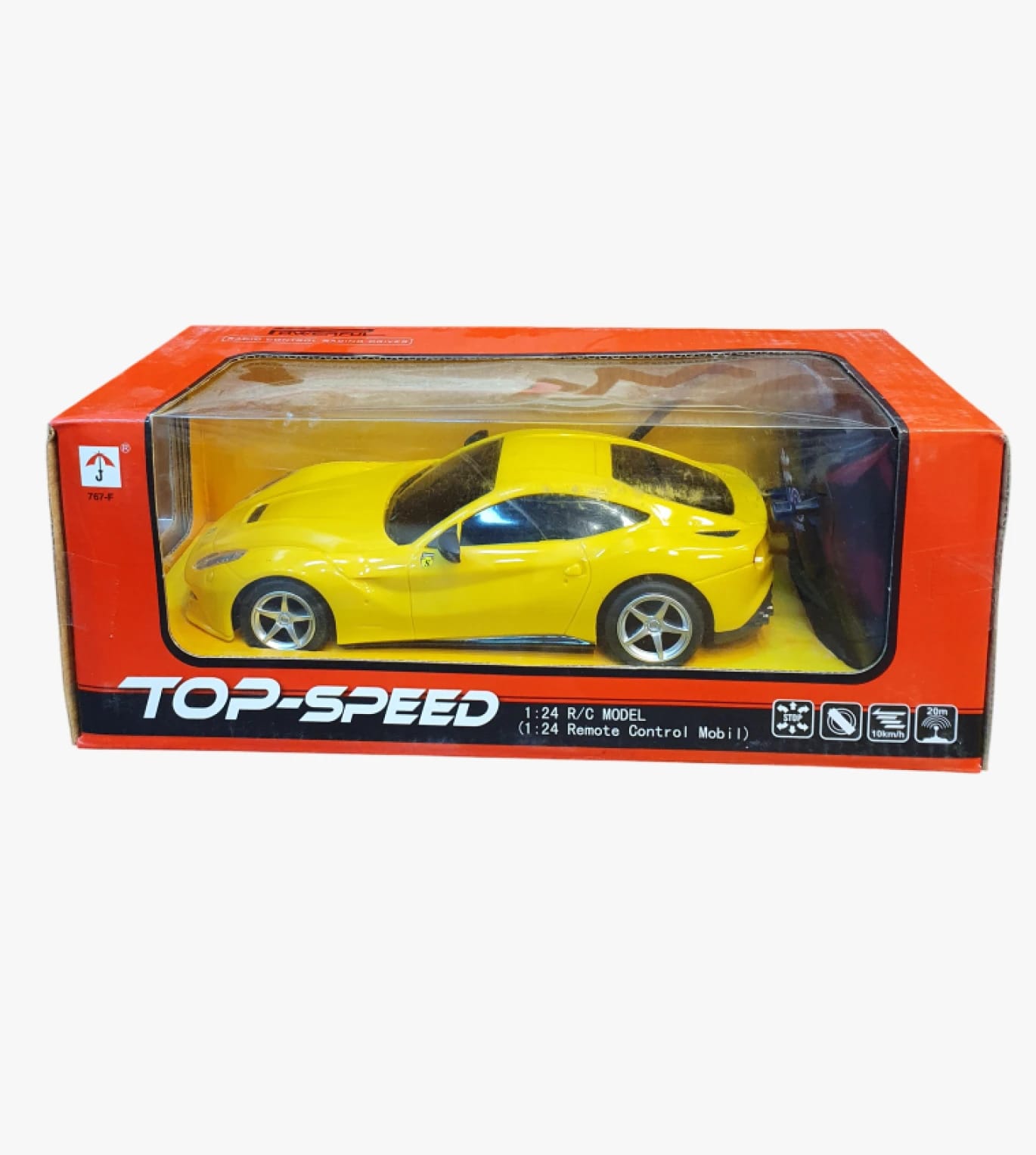 Top-Speed Remote Control Racing Car for Kids with Stylish Design and Superb Performance on Radio-Controlled Movements.