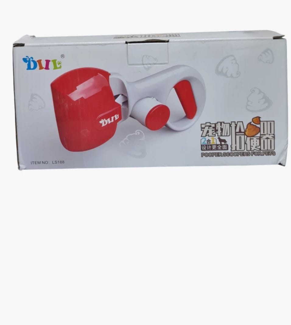 Devil Pet Pooper Scooper Bright Color, 2-in-1 for Dedicated Pet Owners Ensuring Practical Cleanliness