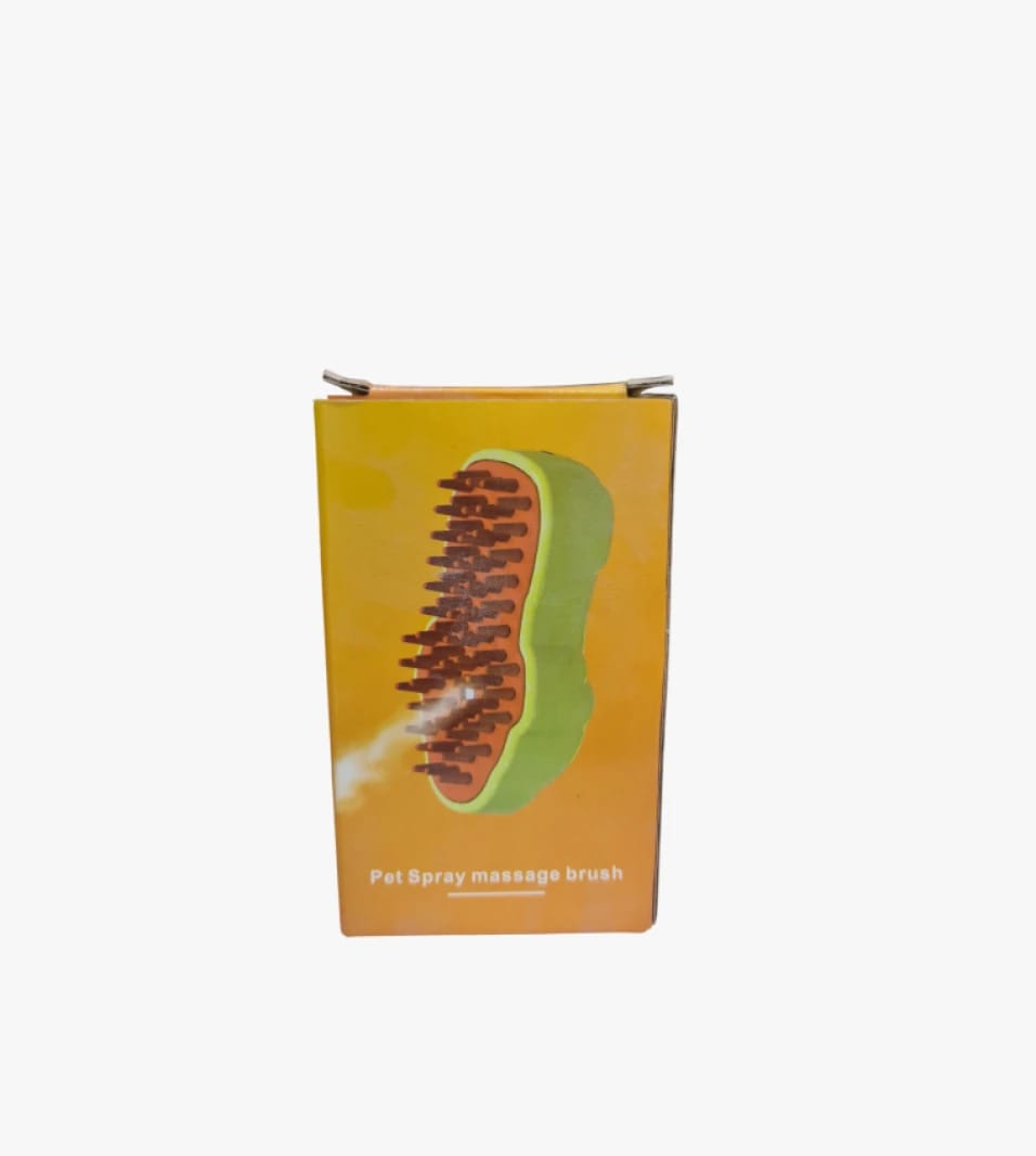 Pet Spray Massage Brush - Innovative Design with Sprayer, Ideal Care for Cats and Dogs