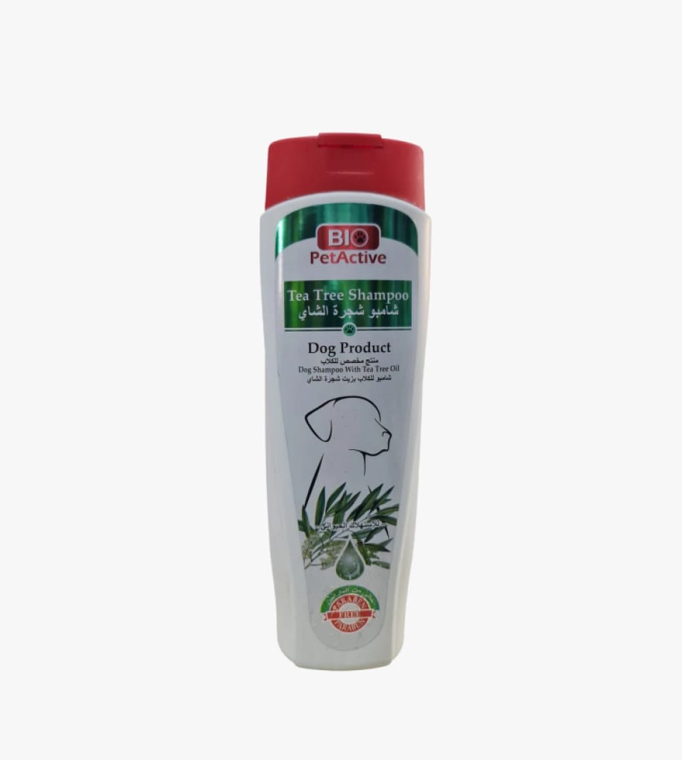 Bio PetActive Tea Tree Shampoo for Dogs with Soothing Formula for Skin and Coat Care