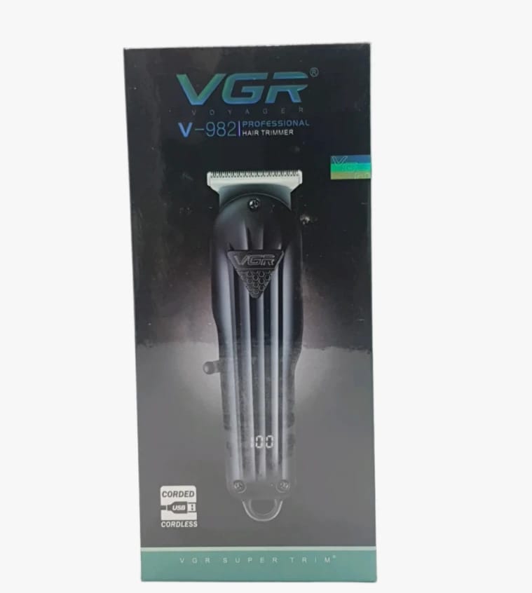 VGR V-982 Professional Hair Trimmer designed meticulously for men who are keen on personal grooming and hair styling with the latest innovative technology.