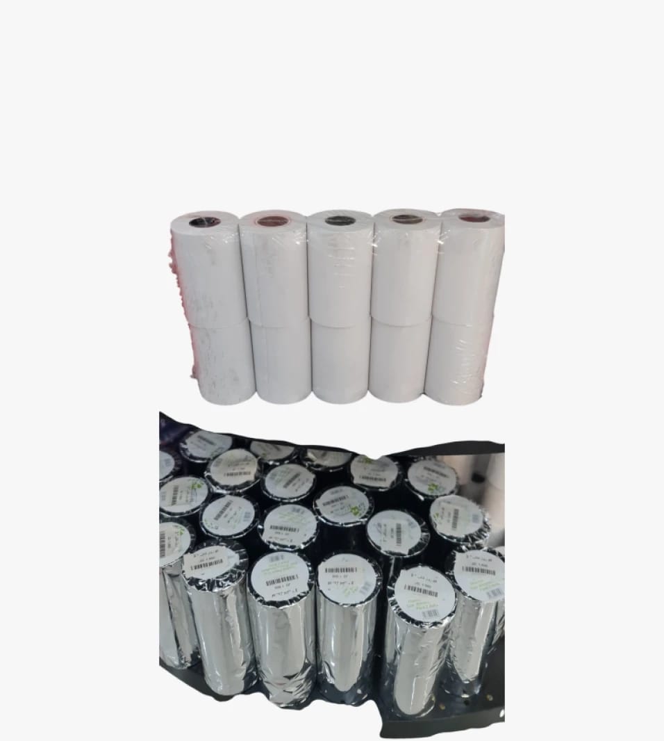 High-Quality Thermal Paper Rolls by Stylish Brand, Specifically Designed for Businesses, Retail Stores, and Daily Needs