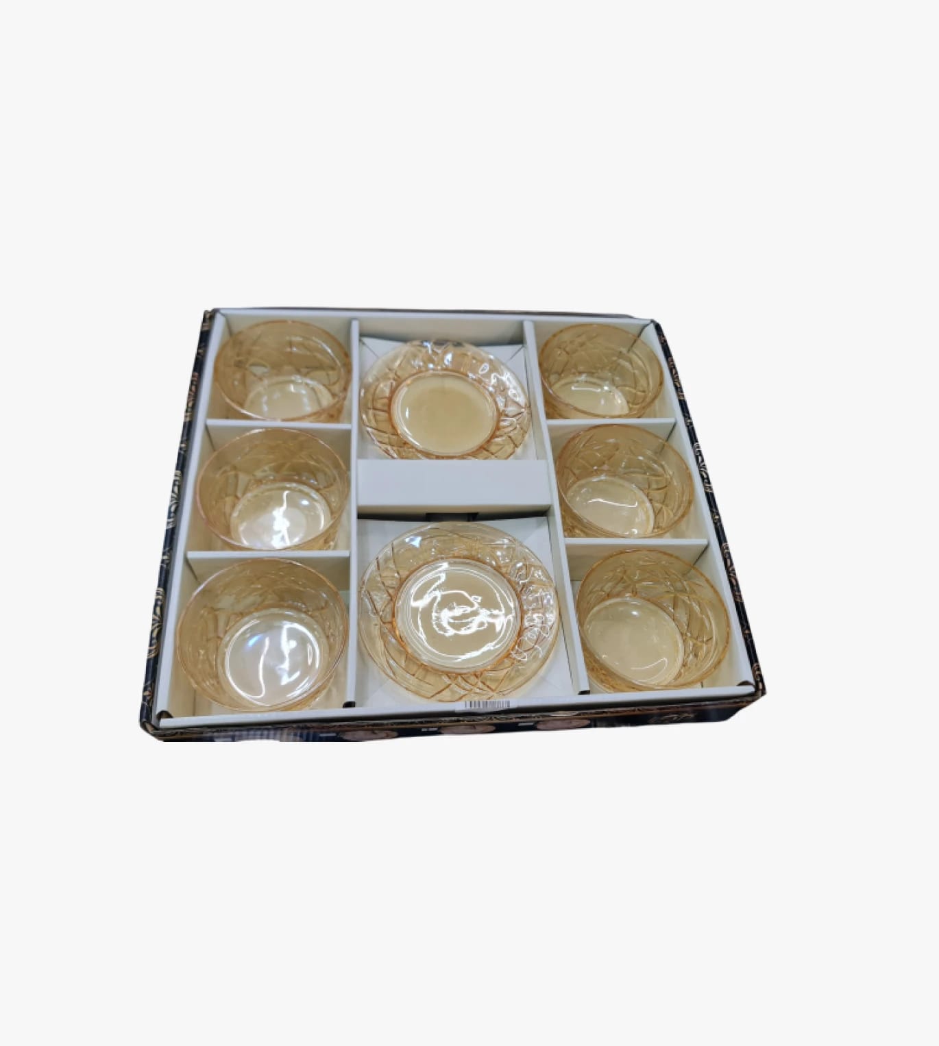 Glass Bowl and Plate Set Brand Classic Vintage Design for Collection Enthusiasts Seeking Style and Organization