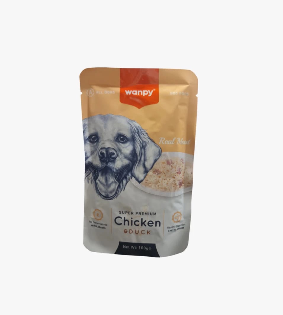 Wanpy Super Premium Chicken and Duck Dog Food for All Breeds with High-Quality Nutrition