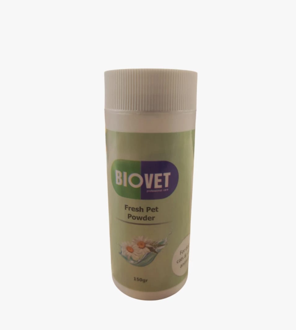 Biovet Pet Care Powder for Natural Non-Liquid Use on All Fur Types for Cats and Dogs