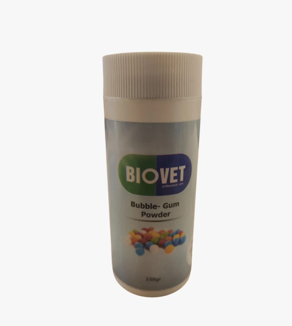 Biovet Bubble Gum Scented Coat Cleaning and Grooming Powder for Pets with Advanced Fur Care Formula