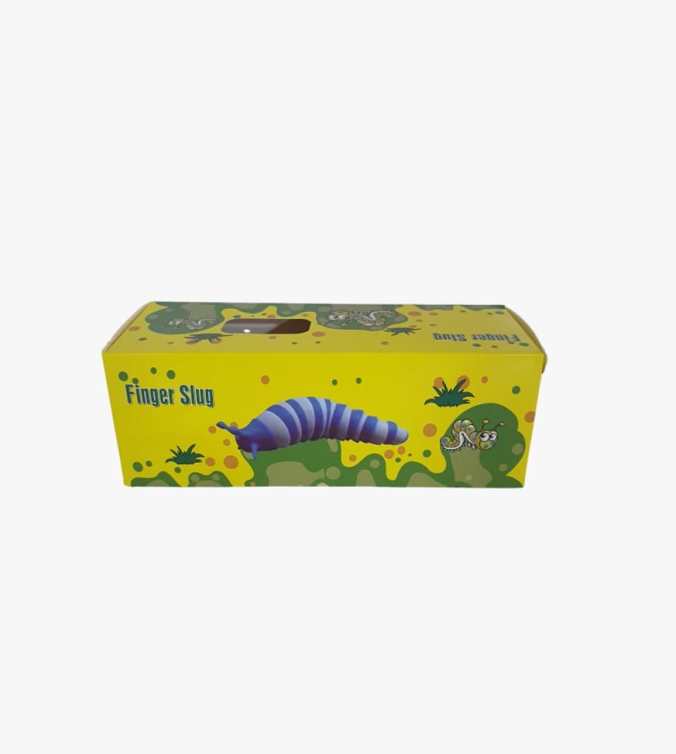 Finger Slug Toy for Kids with Fun Colors and Attractive Decor, Interactive Toy for Cheerful Time and Motor Skills Development