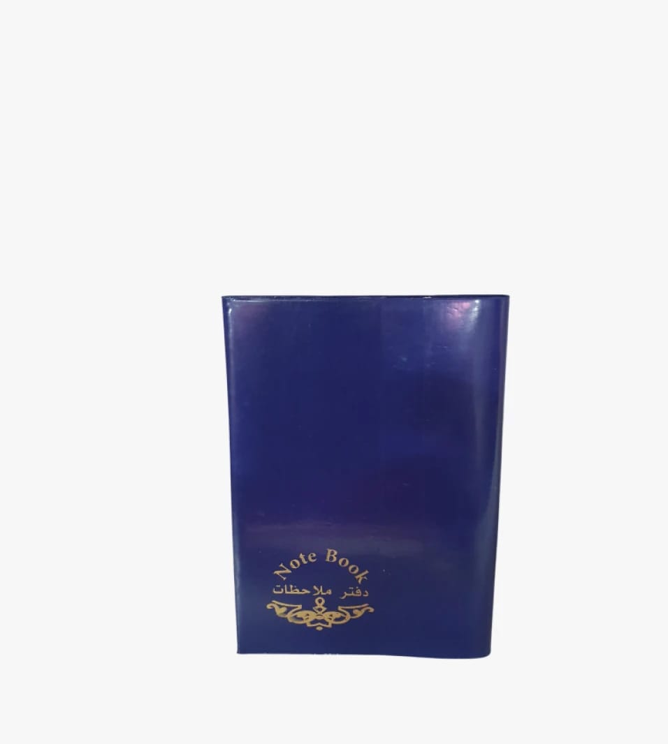 دفتر ملاحظات جلد أزرق أنيق ومتين مناسب للطلاب والمهنيين لتدوين الأفكار والملاحظات اليومية 8x12