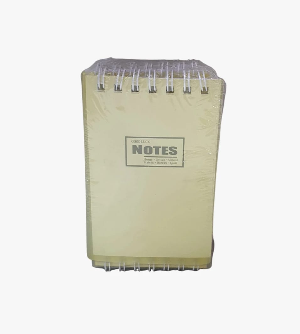 Good Luck Spiral Notebooks for Office, Home, and School with Convenient Wiro Design for Students and Professionals