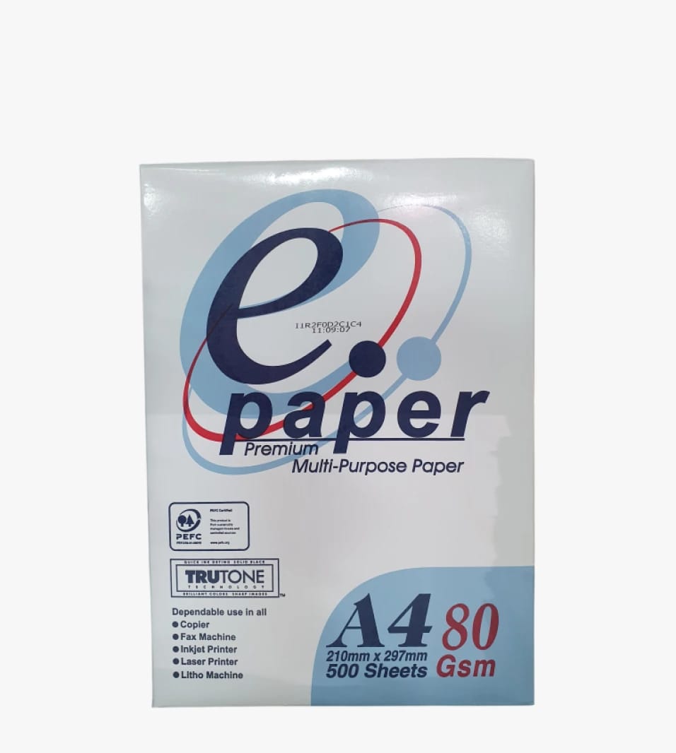 E-Paper Premium Multi-Purpose Paper with Professional Design Ideal for Printers and Copiers