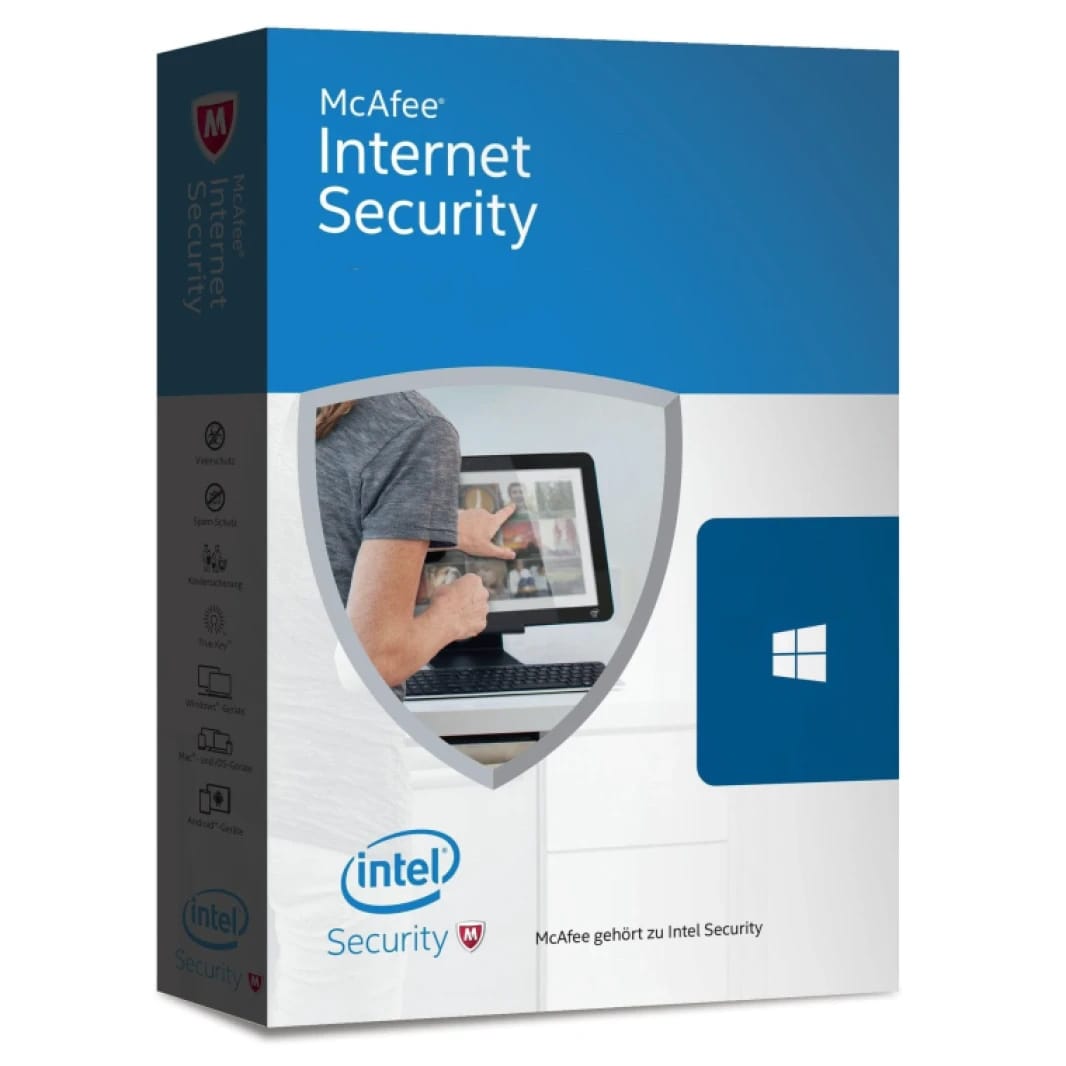 مفتاح ترخيص برنامج مكافحة الفيروسات McAfee Internet Security