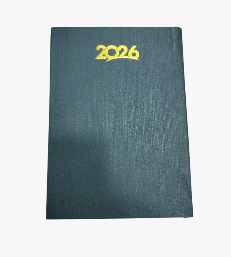 دفتر مخطط أنيق لعام 2026 من التصميم الفاخر المتوفر بألوان متعددة، يناسب رجال الأعمال والطلاب والأشخاص الذين يفضلون التنظيم