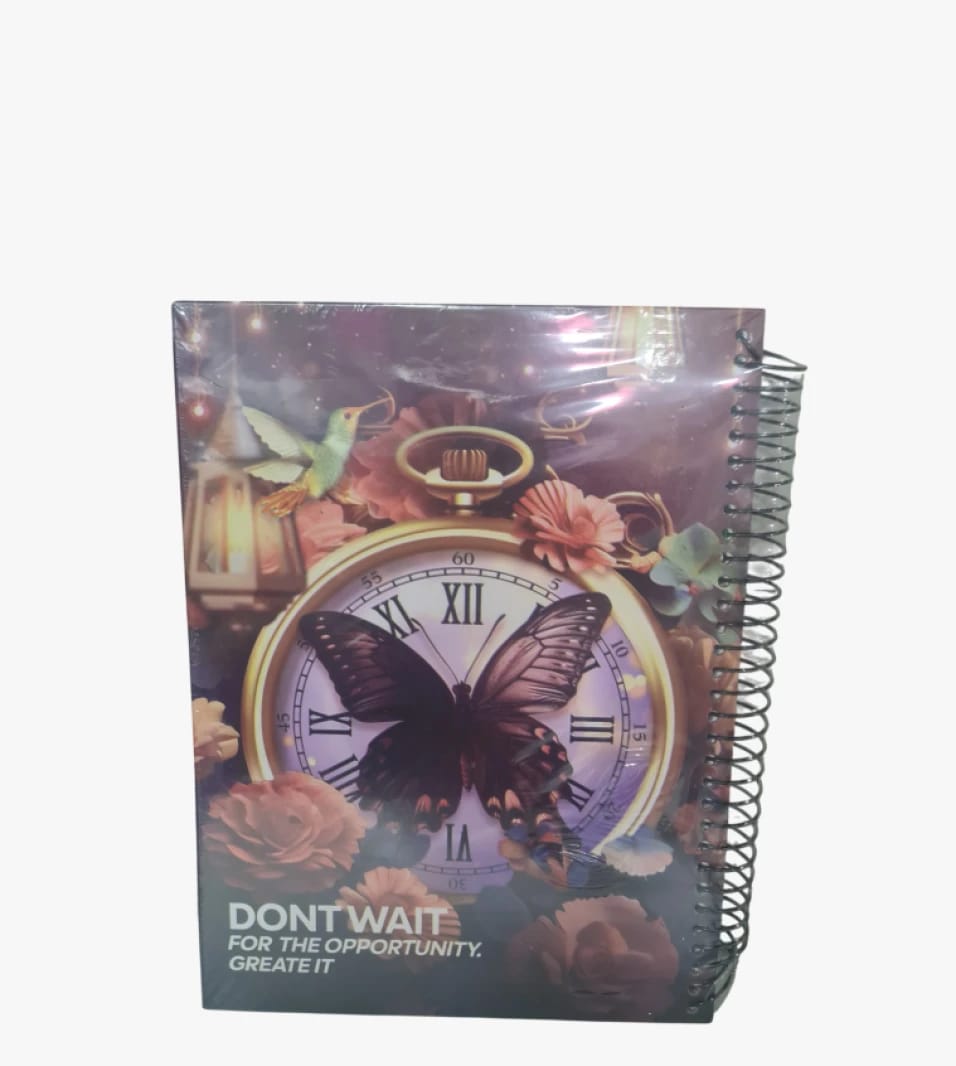 Prenko Opportunities Notebook with Beautiful Butterfly Design Inspirational for Young Adults and Students