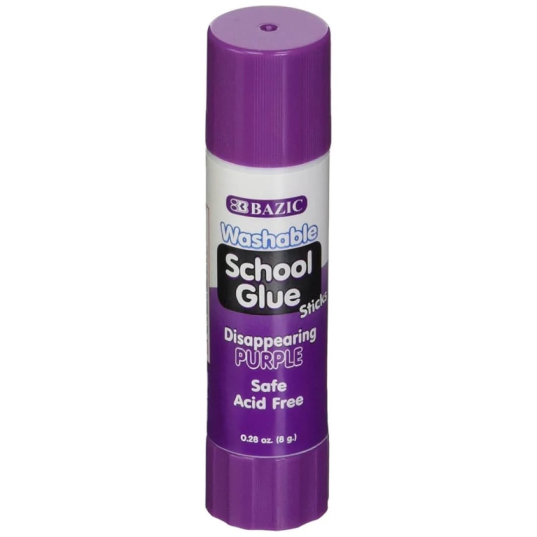 BAZIC Small Washable Purple Glue Stick