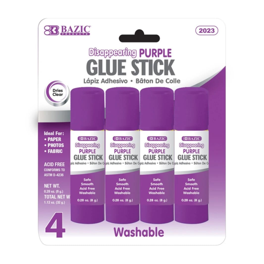 BAZIC Small Washable Glue Purple