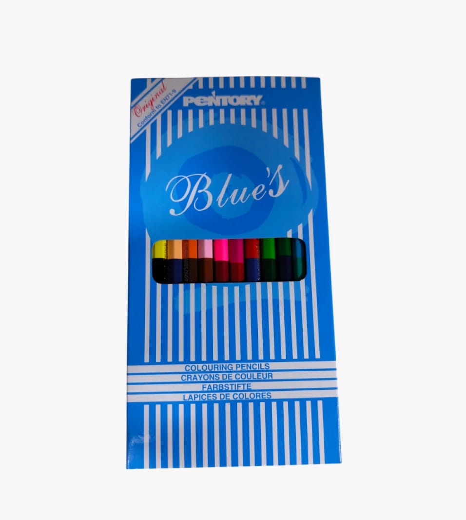 Pentory Bi-Colour Colouring Pencils for Kids and Creatives with Stylish Design and Vibrant Colors for All Ages