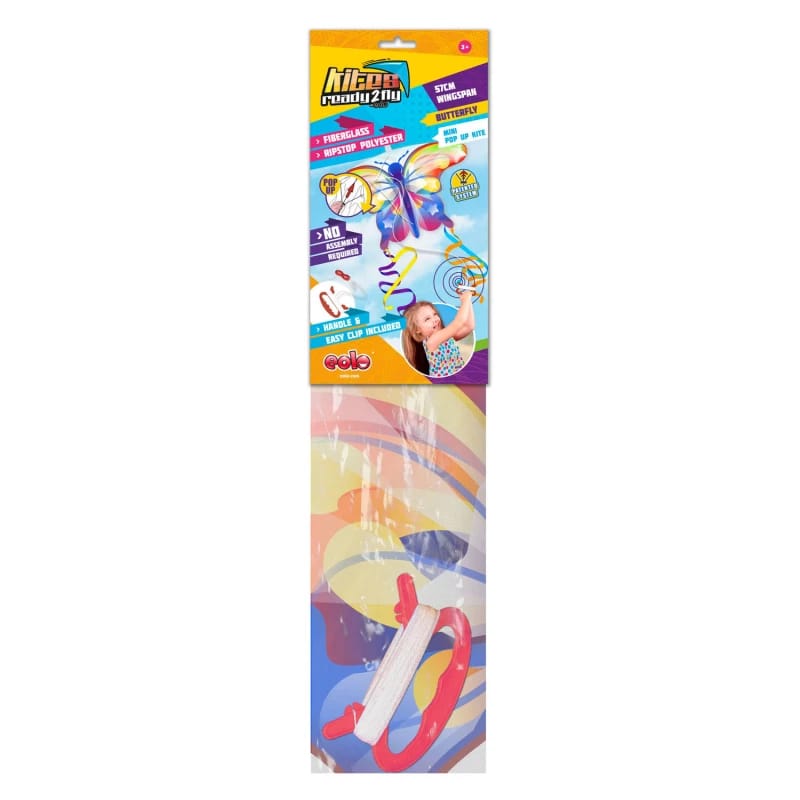 Eolo Butterfly Kite – Ready-to-Fly Pop-Up Design
