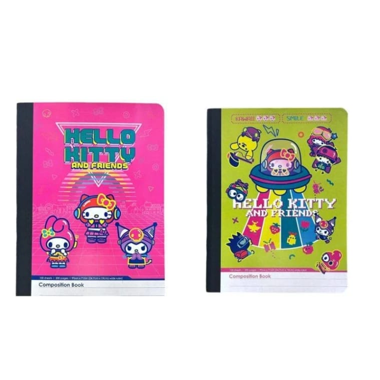 Inkology Hello Kitty And Friends Composition Book 100 Sheets