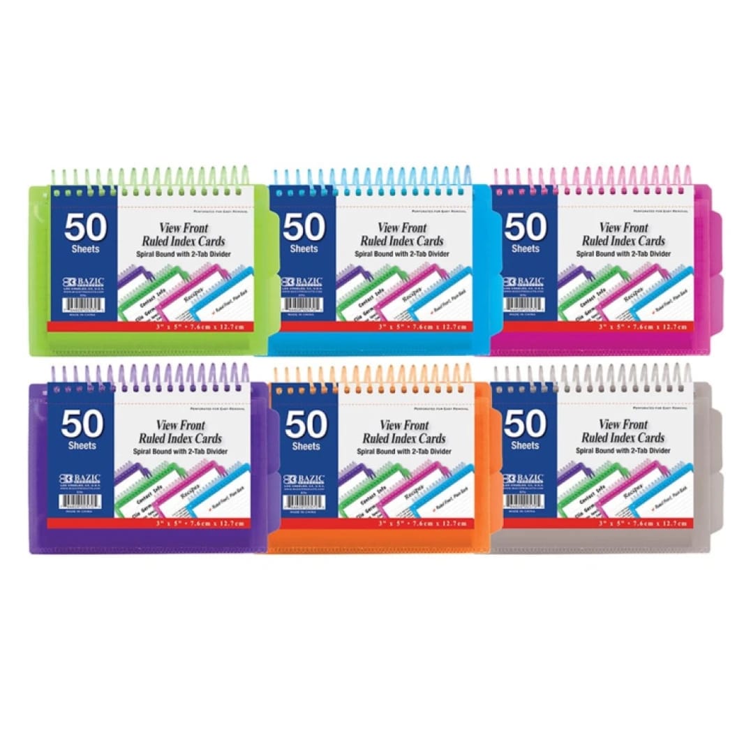 BAZIC. View Poly Spiral Bound Notebook